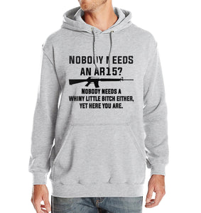 NOBODY NEEDS AN AR15 - Hoody For Men Sweatshirts