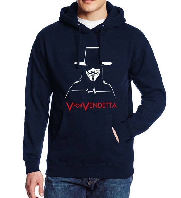 V for Vendetta - Hoody For Men Sweatshirts